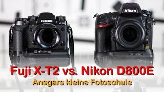 Fuji X-T2 versus Nikon D800E #1 - Test - Review - German - Deutsch - Full HD