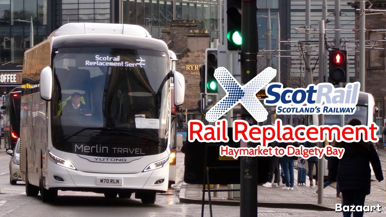 Scotrail Rail Replacement Haymarket to Dalgety Bay • Yutong GT12 M70RLN