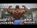 IFBB Pro Ken Jackson Trains Back And Biceps Talks About Legion Successful Showing