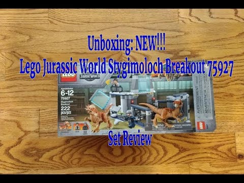 Lego Jurassic World Fallen Kingdom Stygimoloch Breakout 75927 Review!