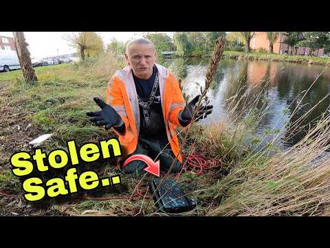Wer hat diesen Tresor ins Wasser geworfen?!