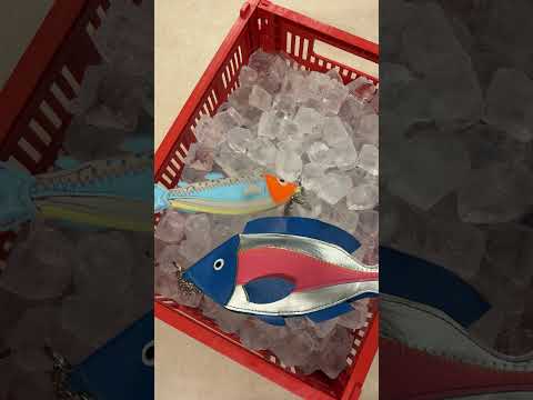 Fish Zip Pouch - Yellow