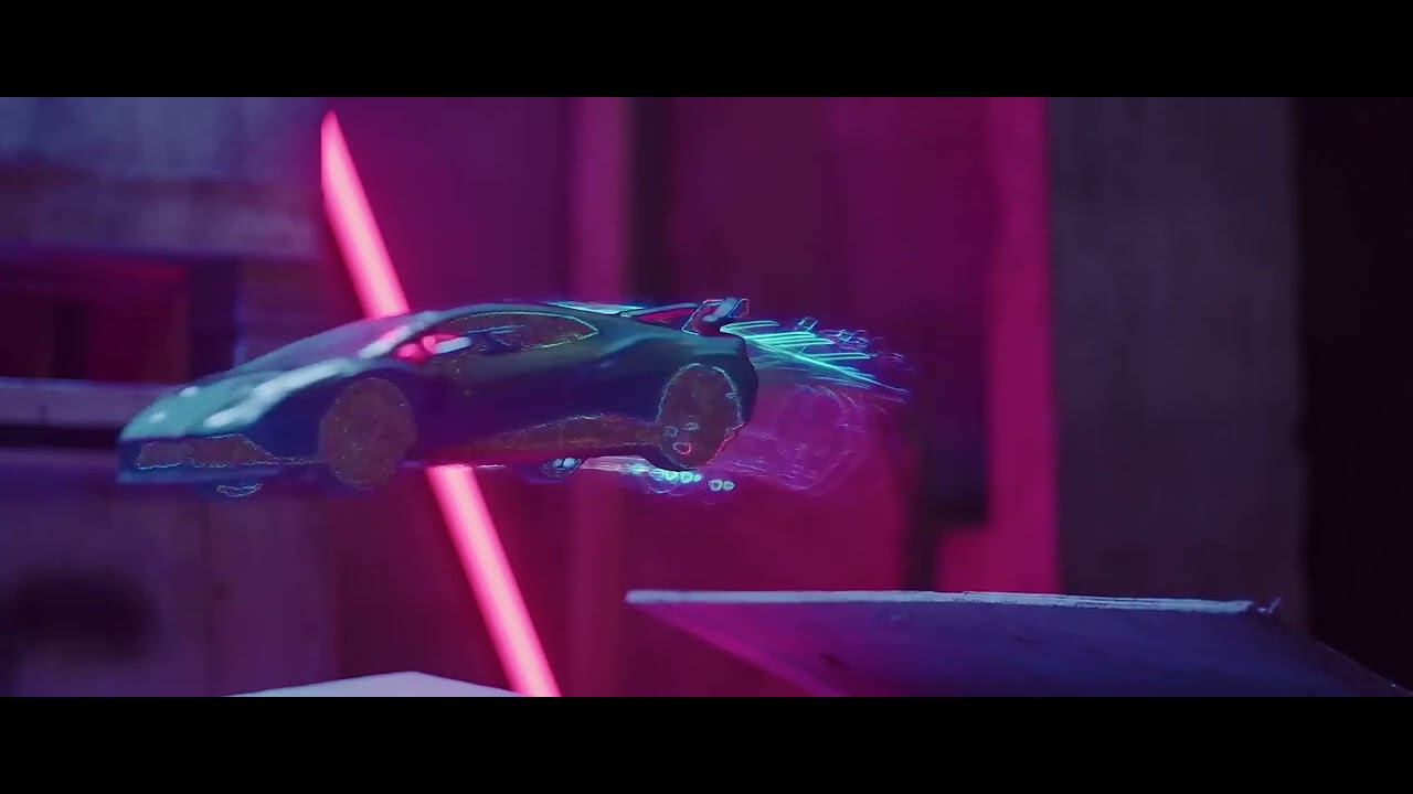 RC auto Lamborghini Huracán 1:14, modrá