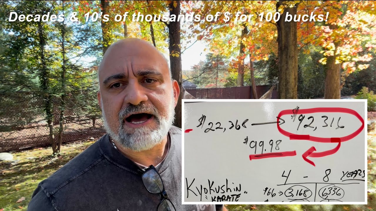 $92,316 and 3 decades of Martial Arts & Fitness Instruction for 100 bucks? 
