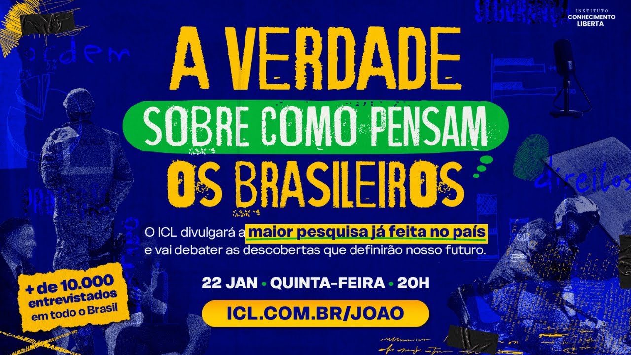 A VERDADE sobre como PENSAM os BRASILEIROS - AULA GRÁTIS