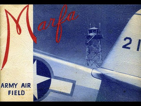 WW II Marfa Army Air Field located at the Marfa Lights