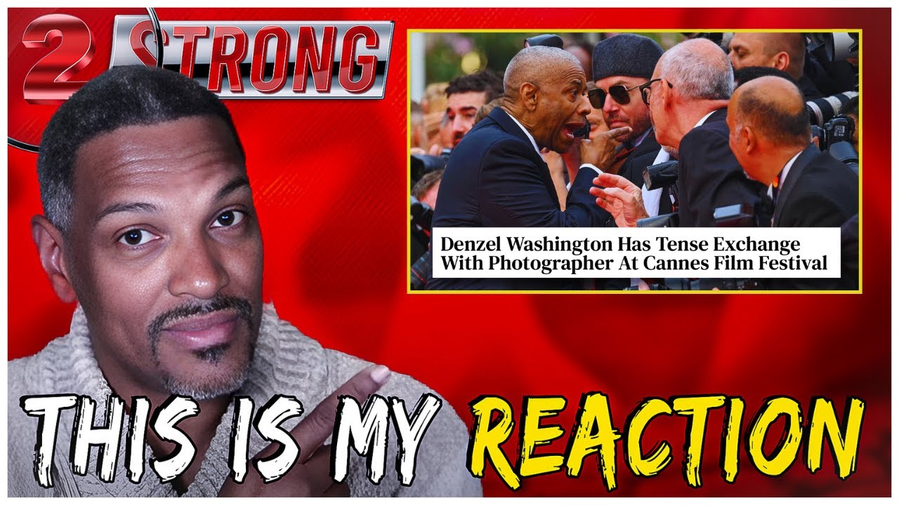 Denzel Washington Caught In Tense Exchange With Cannes Photographers (((2 Strong)))