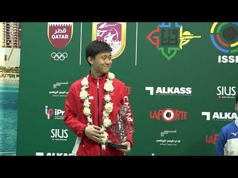 Awarding Ceremony 50 Rifle 3 Positions Men  - 2023 Doha (QAT) - ISSF World Cup Final