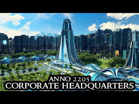 CORPORATE HEADQUARTER - THE END - Anno 2205 MEGACITY || FULL GAME Sci-Fi City Builder HARD Part 09