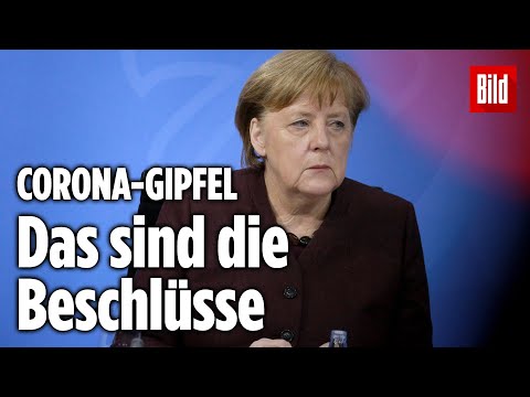 Merkel beim Corona-Gipfel: Das sind die Beschlüsse