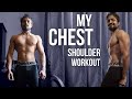 My chest & shoulder workout ( Beginner variations included )