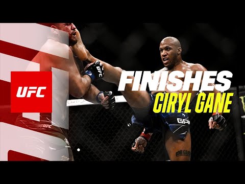 Alle Finishes von „Bon Gamin“ - Ciryl Gane | Finishes | Best Of | UFC | DAZN