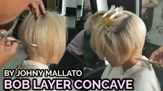 BOB UNDERCUT - ANGLED BOB - BOB HAIRCUT - STACKED BOB - GRADUATED BOB - INVERTED BOB | JOHNY MALLATO