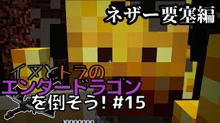 イヌとトラのエンダードラゴンを倒そう！Part.15 ～ネザー要塞編～