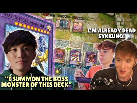 Sykkuno Summons the Most Insane FINAL BOSS Monster ft. Ellum & Blau | Yu-Gi-Oh! Master Duel