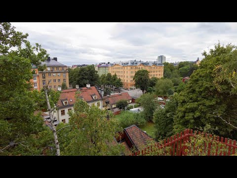 Walking in Stockholm, Sweden: Exploring Södermalm District (4K, 60fps)