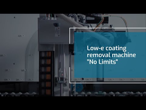 Low-E coating removal machine "No Limits": Art. CR NL