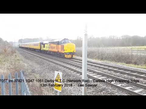 37057 tnt 37421 1Q47 1051 Derby R.T.C.(Network Rail) - Sellafield - Carlisle High Wapping Sdgs