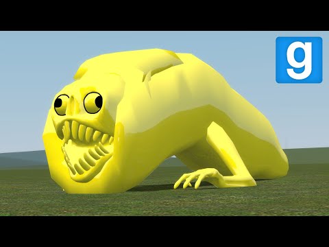 BRIDGE WORM, BUT HE'S A BANANA! - Garry's mod Sandbox
