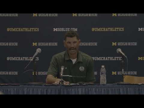 Colorado State Football: Press Conference - Michigan (2022)