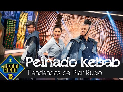 Pilar Rubio arrasa con un peinado 'kebab' y customizando con dibujos animados - El Hormiguero