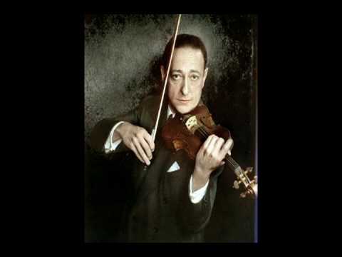 Jascha Heifetz plays La ronde des lutins by Bazzini
