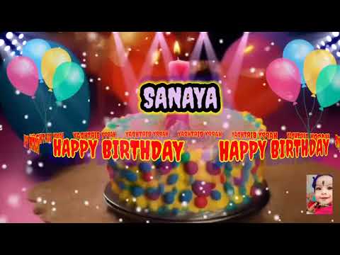 SANAYA Happy Birthday Song//happy birthday to you