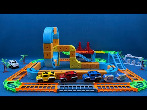 9 Minutes Satisfying Anti-Gravity Magnetic Track Toy ASMR | No Talking Toy Review