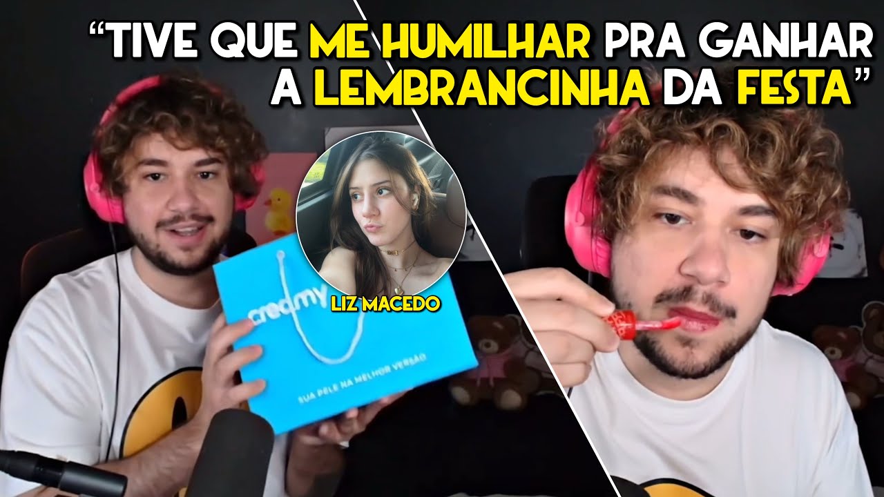 BRINO MOSTRA AS LEMBRANCINHAS DA FESTA DA LIZ MACEDO