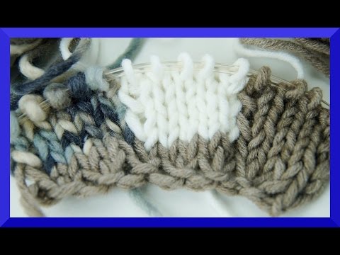 FARBWECHSEL KNÄUELWECHSEL BEIM STRICKEN I EINFACH