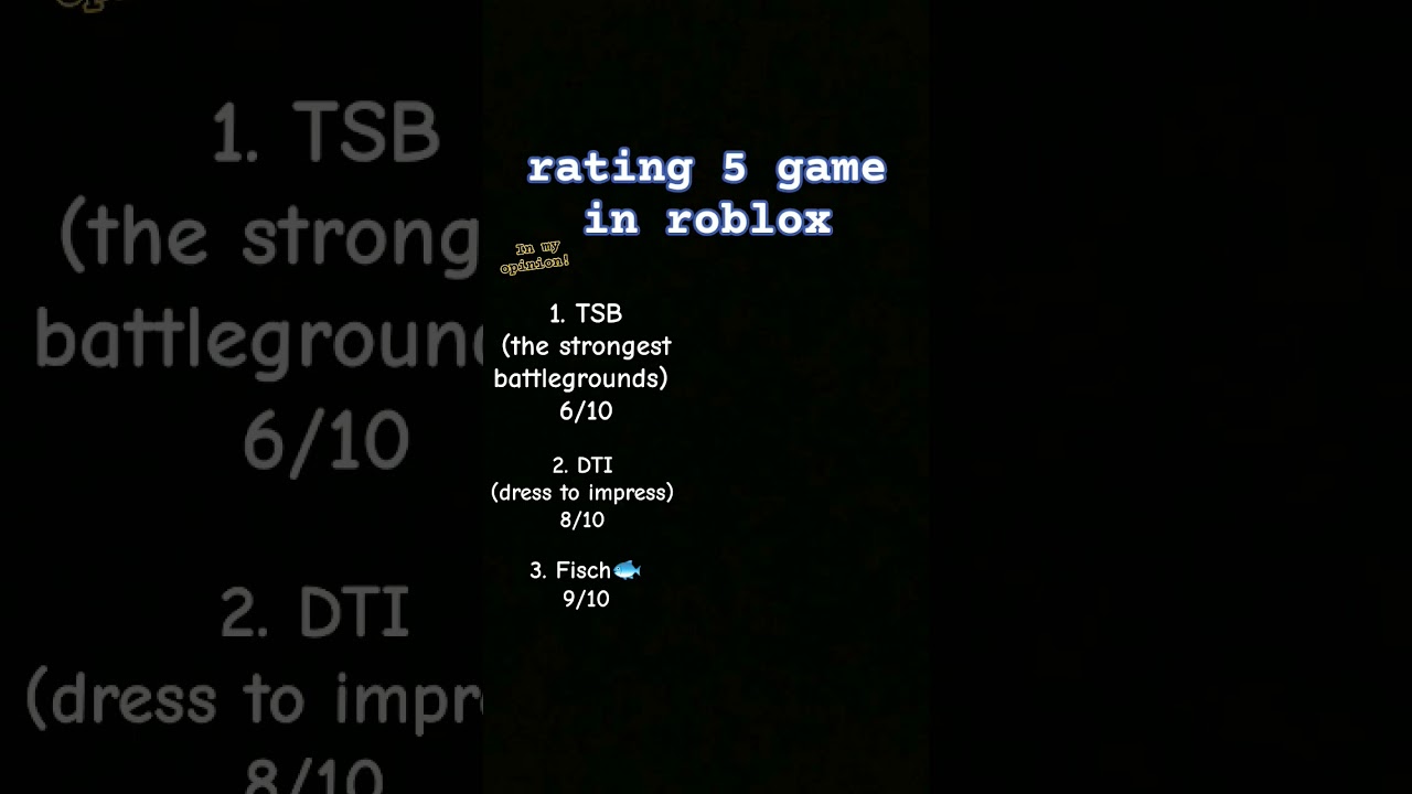 Rating roblox game 🎮 #4upage #roblox #games #funny #rating #opinion