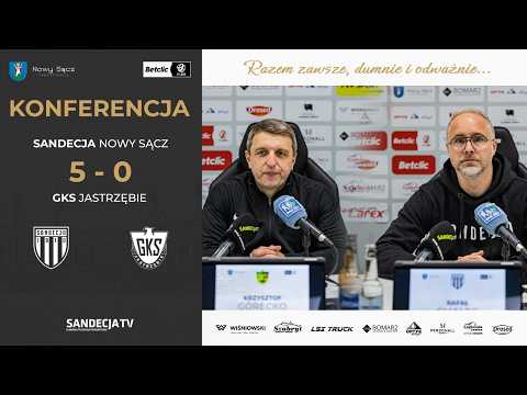 Sandecja Nowy Sącz - GKS Jastrzębie 5:0 (2:0) | pomeczowa konferencja prasowa | 01.03.2026