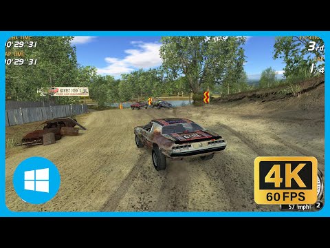 FlatOut (PC) - Gold Class - Hayville Farmdash - Career Part 35 [4K60]