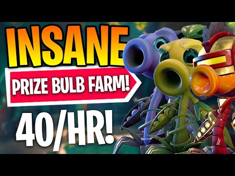 *NEW* INSANE PRIZE BULB FARM! 40/HR! Plants Vs Zombies | Battle For Neighborville