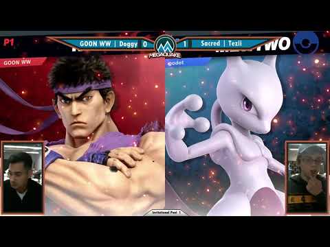 Megaquake Invitational - Round Robin Pools - GOON WW | doggy(Ken, Ryu) vs Sacred | Tezii(Mewtwo)