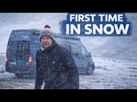 First Time in Snow for New Van | How to Keep Warm in a Campervan