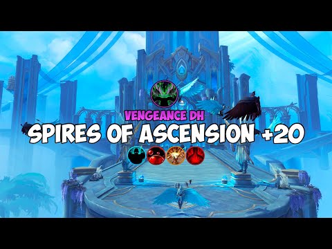 +20 Spires of Ascension | Night Fae Vengeance DH | Shadowlands M+