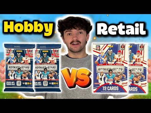 HOBBY vs. RETAIL (2025 Rookies & Stars Football)