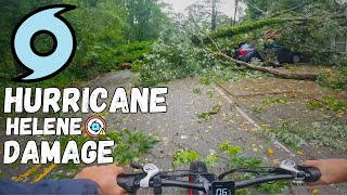 Hurricane Helene Damage || Greenville SC Neighborhood