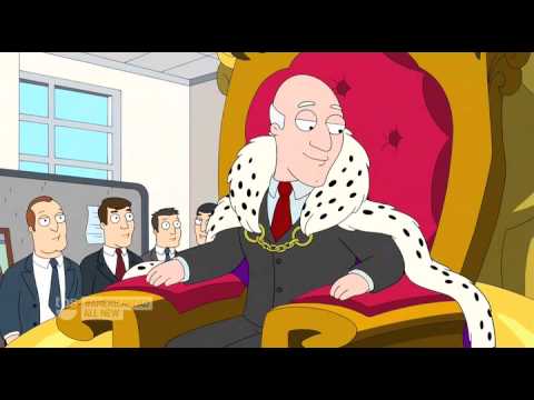 American Dad Bullock on the Throne announcing budget cuts