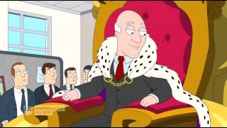 American Dad Bullock on the Throne announcing budget cuts