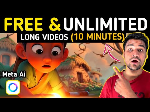 Generate Long YouTube (16:9) Videos Using Meta AI | FREE & UNLIMITED