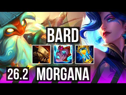 BARD & Ziggs vs MORGANA & Caitlyn (SUP) | 32K damage | EUW Master | 26.2
