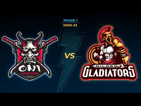 SMITE Pro League Season X: Phase 1 Week 3 Oni Warriors Vs Gilded Gladiators