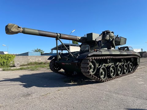 Jagdpanzer Kürassier Anfahrt zur Leistungsschau in Baden