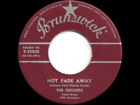 THE CRICKETS   Not fade away  (1957)