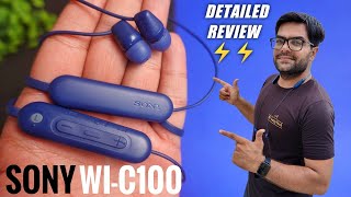 SONY WI-C100 Wireless Earphones with App Support ⚡⚡ Shall we consider it ??