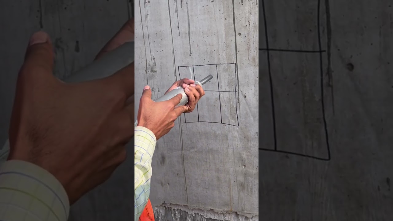 Rebound hammer test of concrete