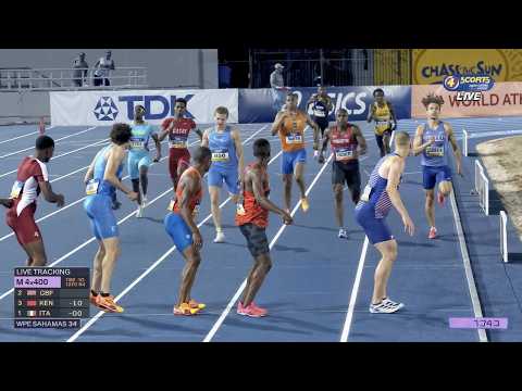 The Blazing 4x400m | Italy Dominates Netherlands and Great Britain & Northern Ireland