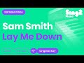 Sam Smith Lay Me Down Karaoke Piano